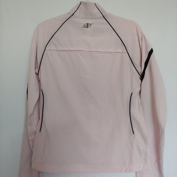 Nordictrack womens pale pink long sleeve zip athletic jacket size medium - Picture 9 of 12